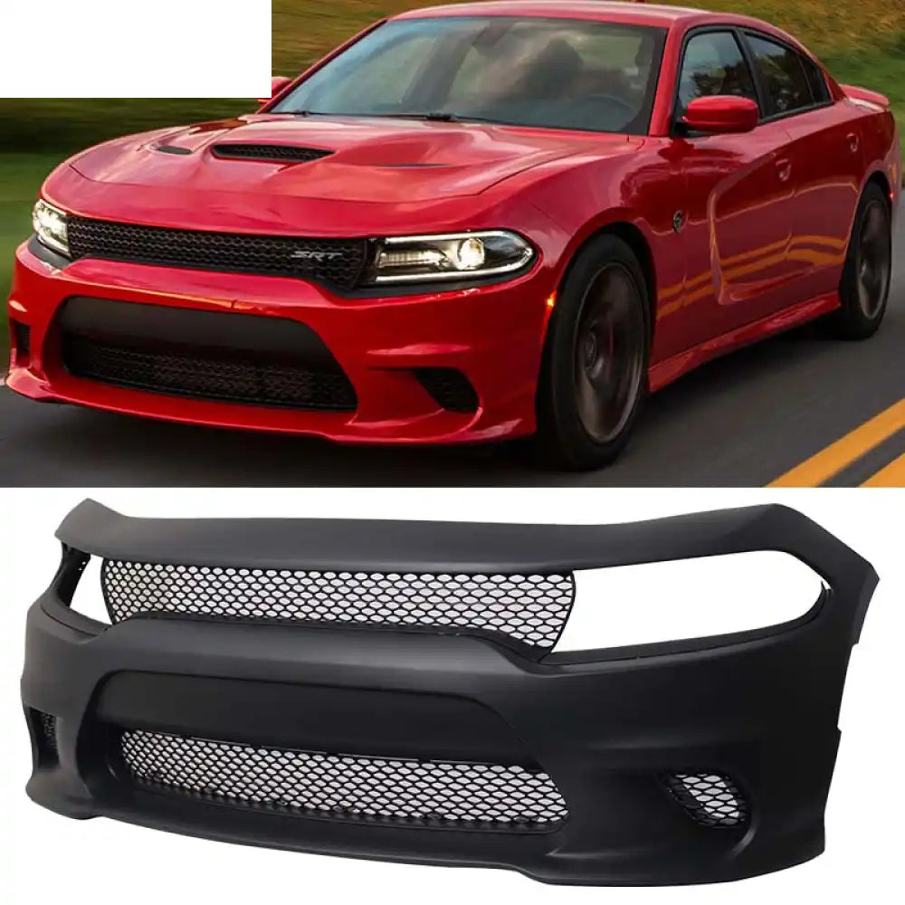 2015-2023 Dodge Charger SRT8 Hellcat Front Bumper Cover With Lip
