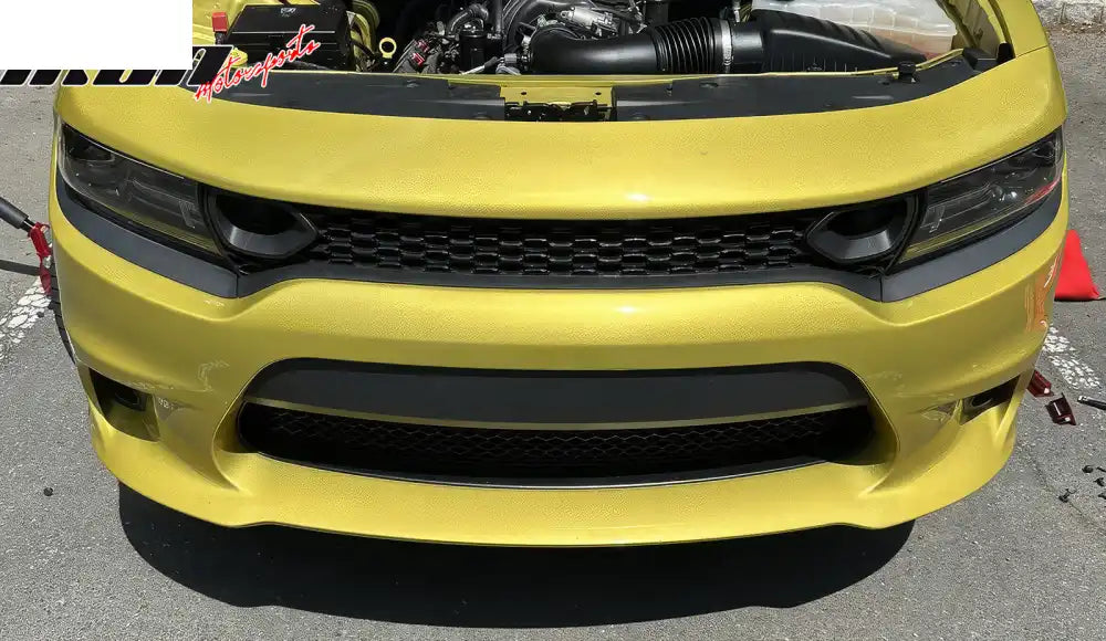 2015-2023 Dodge Charger Upper & Lower Car Grilles w/ Air Ducts 2PC PP