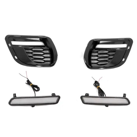 2015-2023 Dodge Charger Widebody Front Bumper Cover Pink Lip LED PP Pink