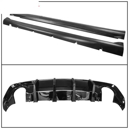 2015-2023 Dodge Charger Widebody Gloss Whole Bumper Kits Diffuser PP
