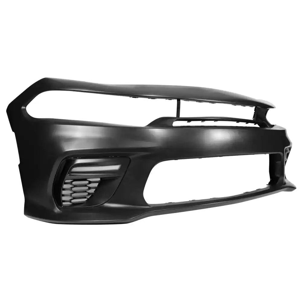 2015-2023 Dodge Charger Widebody LED Front Bumper Cover Yellow Lip PP Yellow