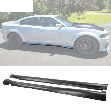 2015-2023 Dodge Charger Widebody Rear Bumper Covers W/ SRT Grilles ABS Carbon Fiber Print