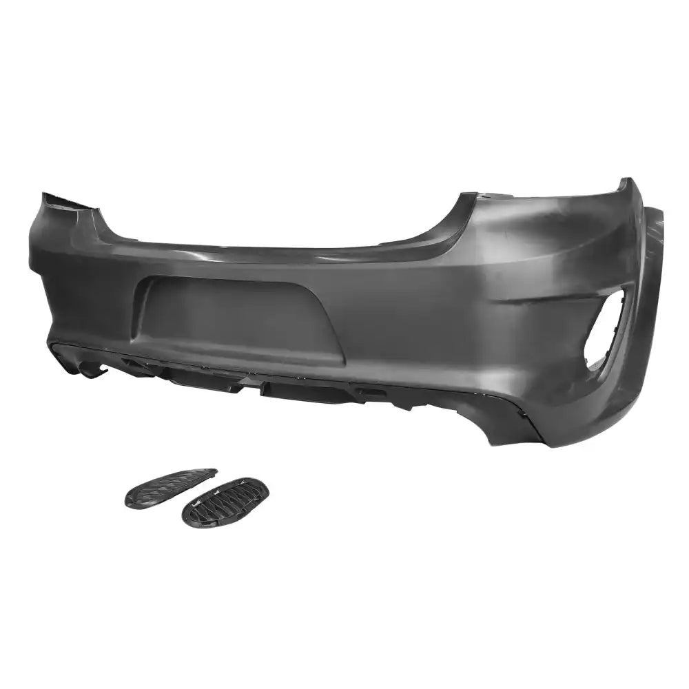 2015-2023 Dodge Charger Widebody Rear Bumper Covers W/ SRT Grilles ABS Carbon Fiber Print