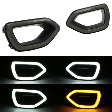 2015-2023 Dodge Charger Widebody SRT Black Front Bumper W/ LED Kits PP