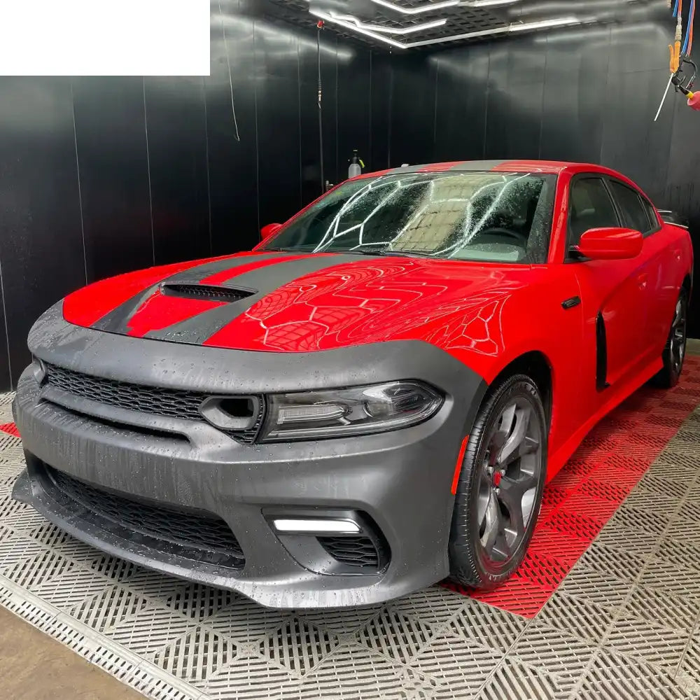 2015-2023 Dodge Charger Widebody SRT Black LED Front Bumper Kits PP