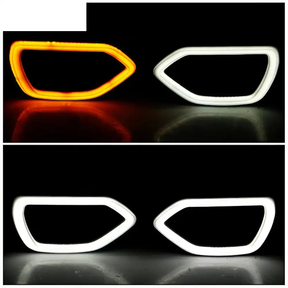 2015-2023 Dodge Charger Widebody SRT Bumper Cover Yellow Lip LED PP Yellow