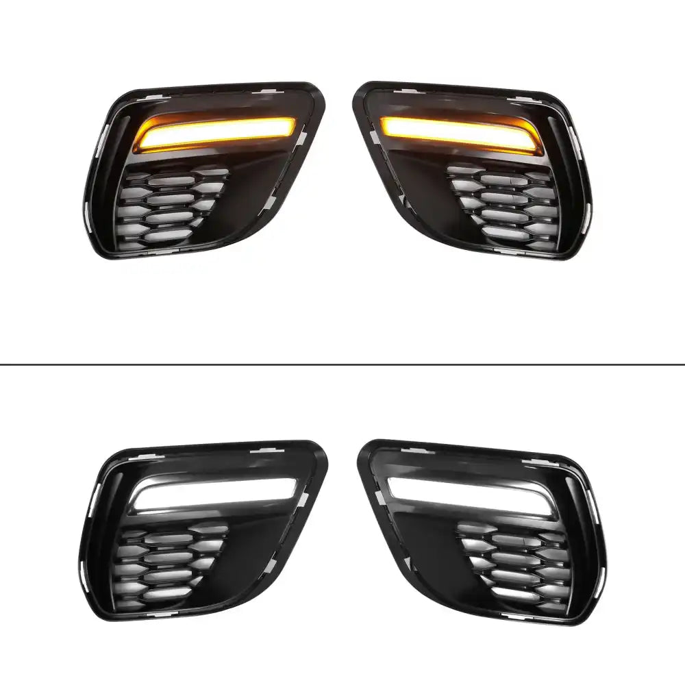 2015-2023 Dodge Charger Widebody SRT Bumper Cover Yellow Lip LED PP Yellow