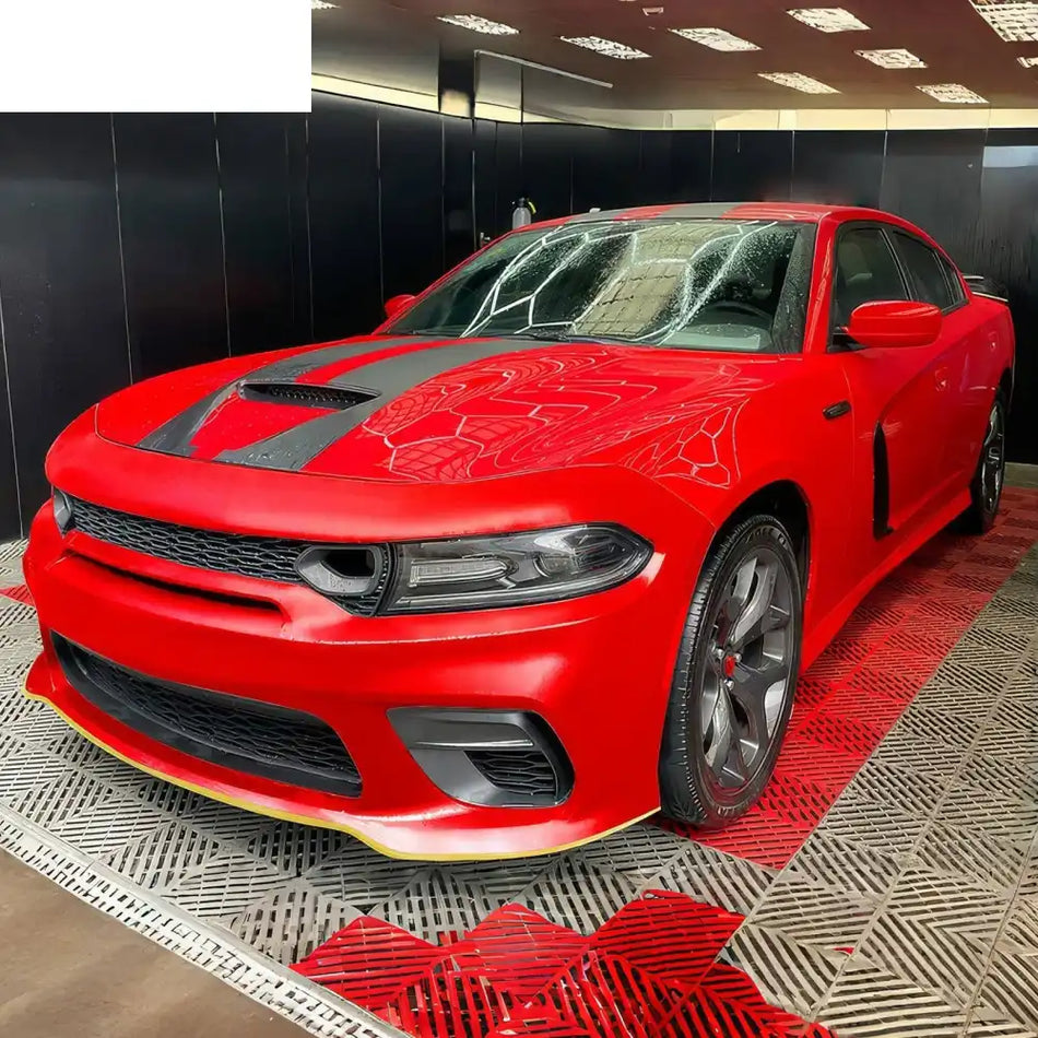 2015-2023 Dodge Charger Widebody SRT Front Bumper Cover Yellow Lip PP Yellow