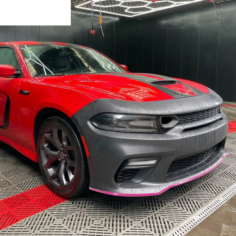 2015-2023 Dodge Charger Widebody SRT LED Front Bumper Cover Pink PP Pink