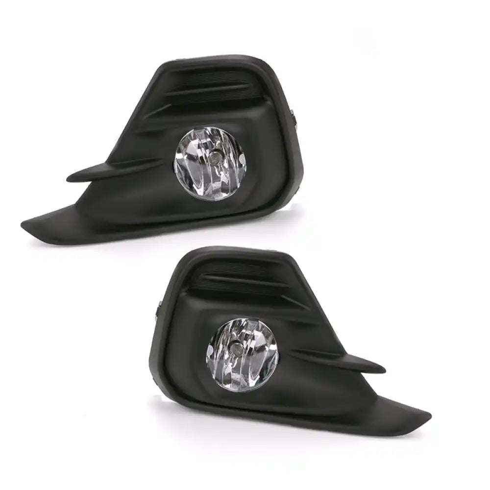 2016-2018 Chevrolet Spark Black Housing Clear Lens Fog Light ABS