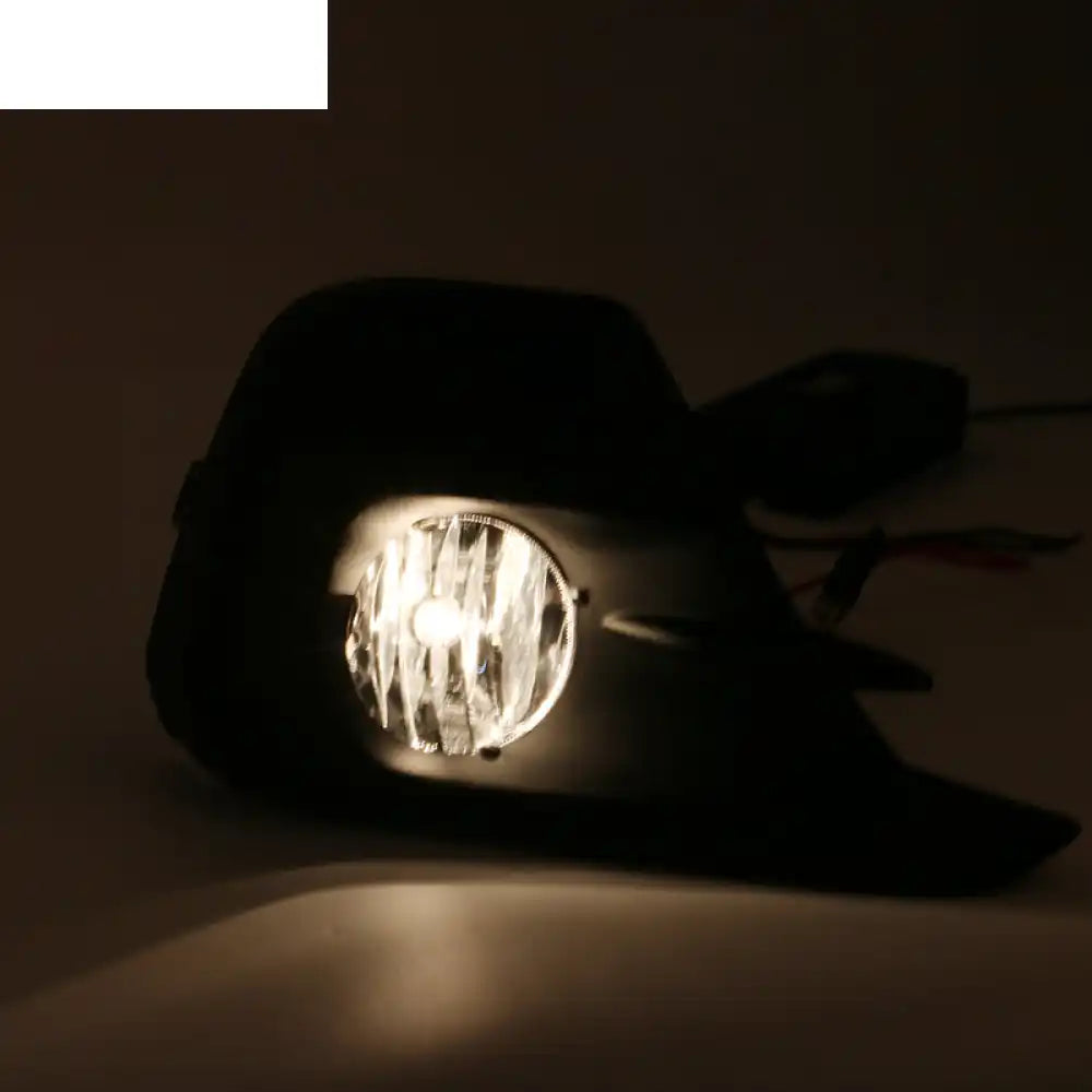 2016-2018 Chevrolet Spark Black Housing Clear Lens Fog Light ABS