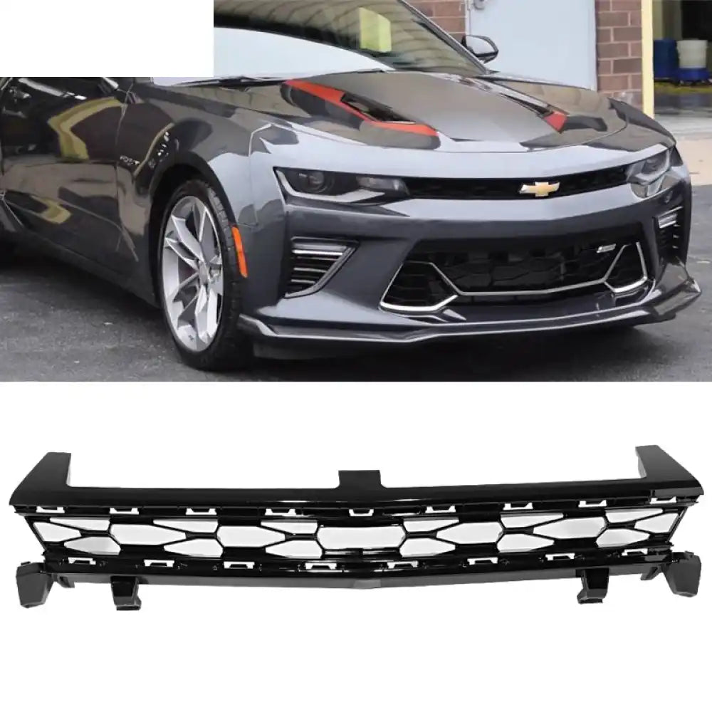 2016-2018 Chevy Camaro 50th Anniversary Black Front Upper Grille
