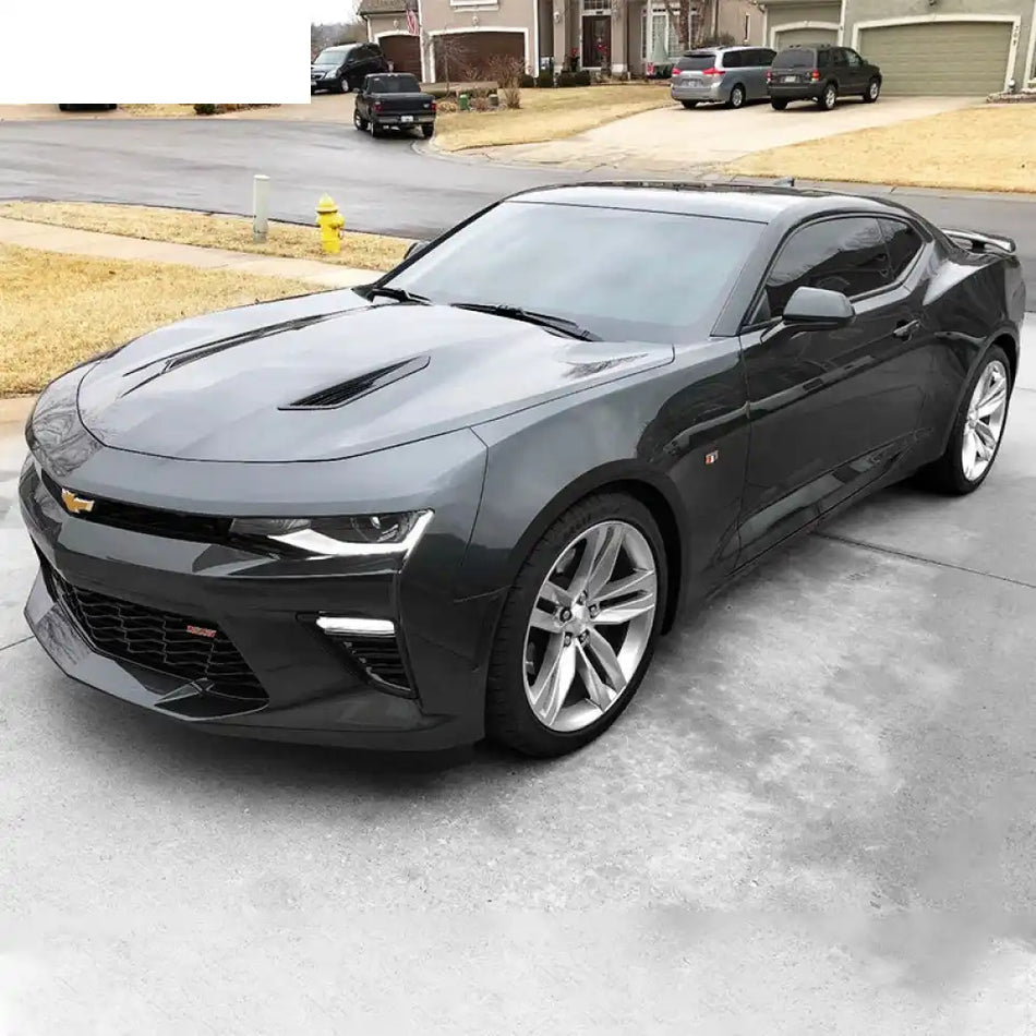 2016-2018 Chevy Camaro SS Black Housing Clear Lens Fog Lights Lamp ABS