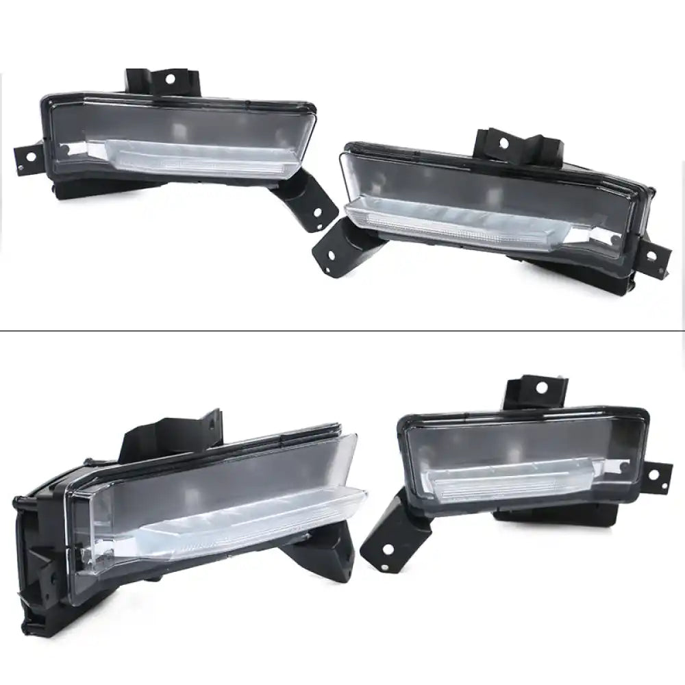 2016-2018 Chevy Camaro SS Black Housing Clear Lens Fog Lights Lamp ABS