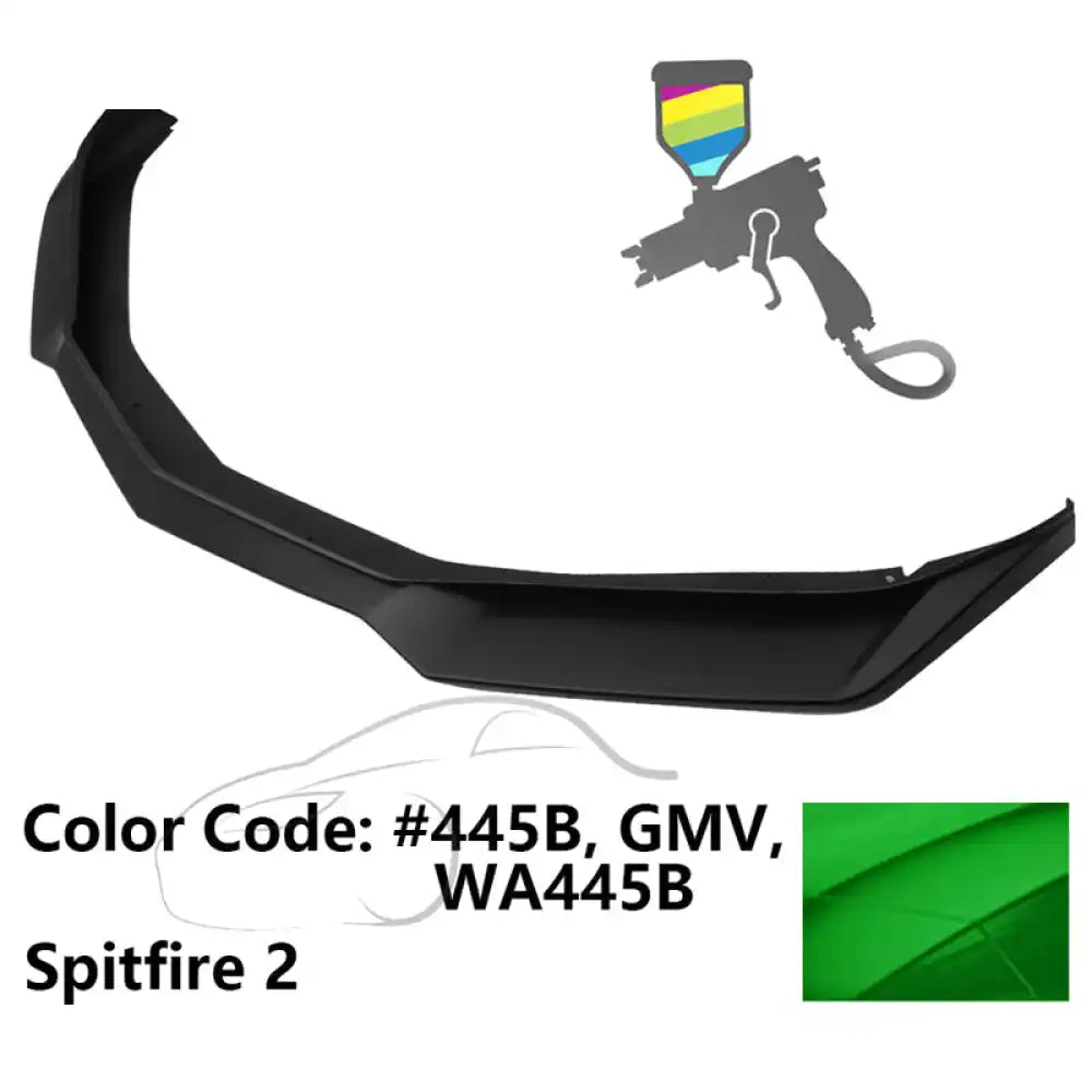 2016-2018 Chevy Camaro ZL1 Style Front Bumper Lip Chin Spoiler PP #445B, GMV, WA445B Spitfire 2