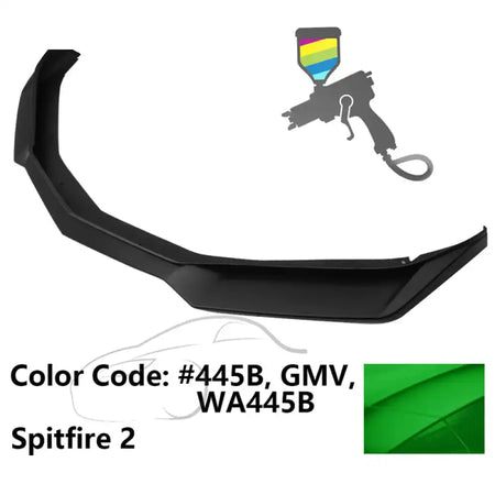 2016-2018 Chevy Camaro ZL1 Style Front Bumper Lip Chin Spoiler PP #445B, GMV, WA445B Spitfire 2