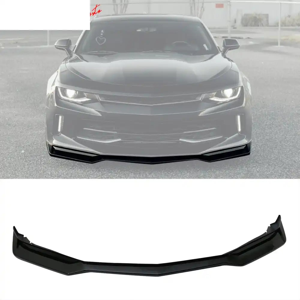 2016-2018 Chevy Camaro ZL1 Style Front Bumper Lip Chin Spoiler PP Gloss Black