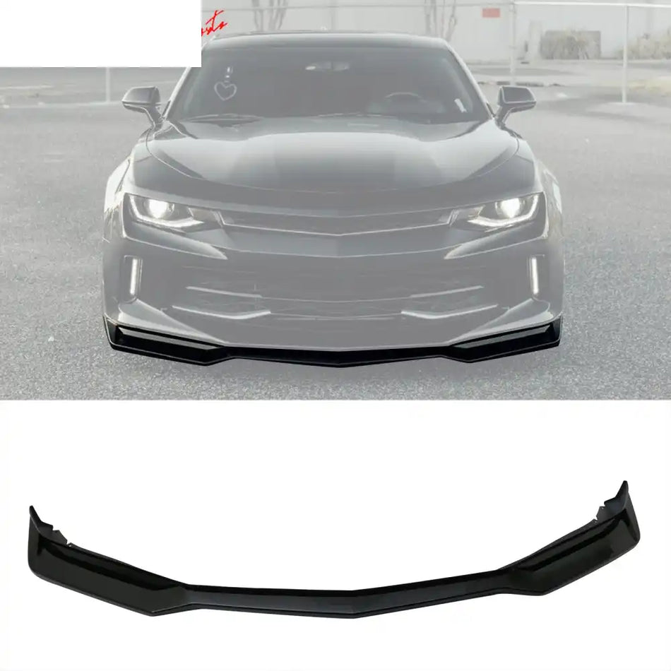 2016-2018 Chevy Camaro ZL1 Style Front Bumper Lip Chin Spoiler PP Gloss Black
