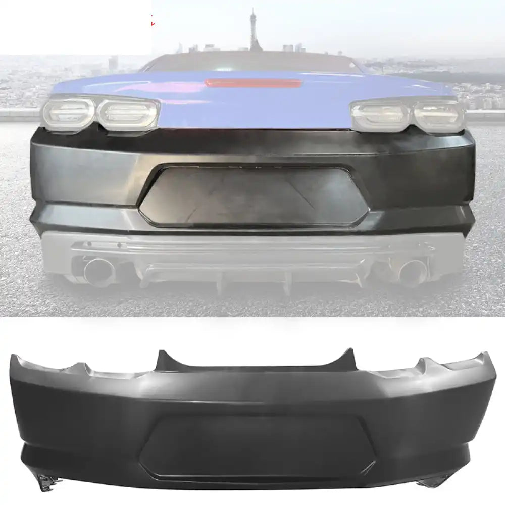 2016-2018 Chevy Camaro ZL1 Style Unpainted Rear Bumper Conversion PP