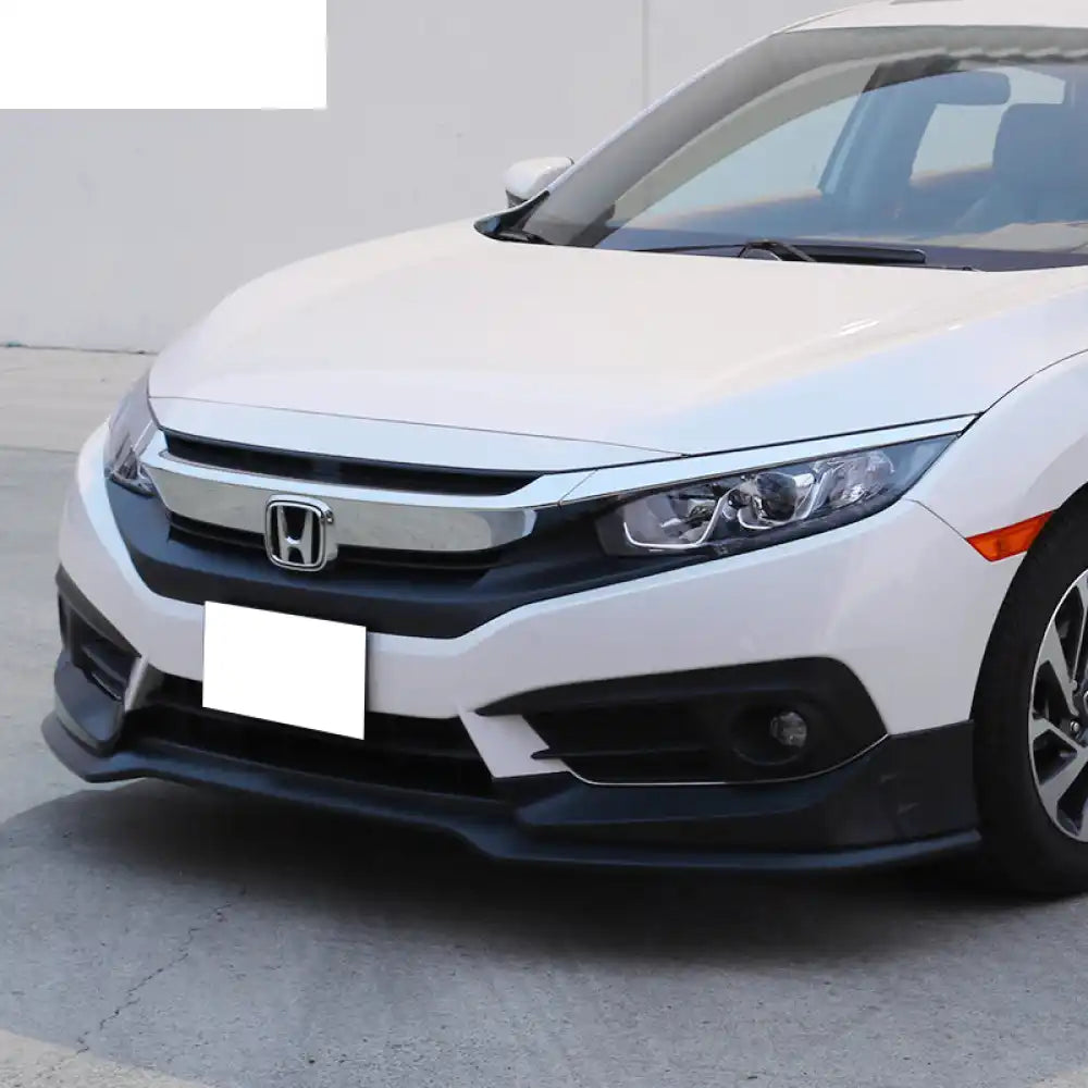 2016-2018 Honda Civic Mugen Style Front Bumper Lip PP