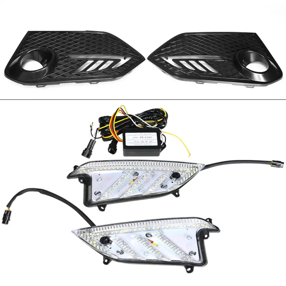 2016-2018 Honda Civic Type-R Front Bumper & Lip Gloss & DRL Light