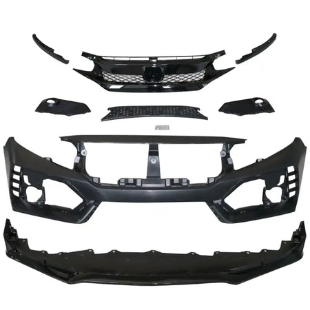 2016-2018 Honda Civic Type-R Front Bumper & Lip Gloss & DRL Light
