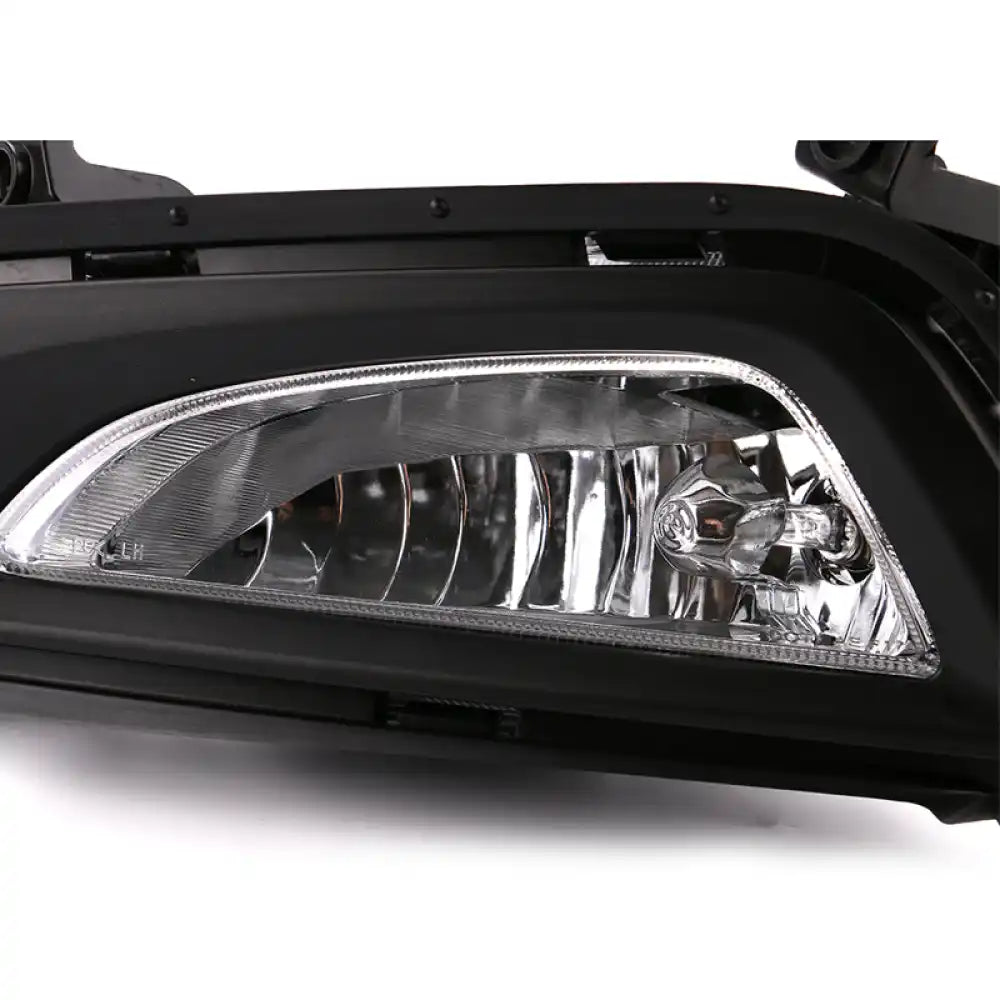 2016-2018 Hyundai Tucson Foglights Kit Black Housing Clear Lens