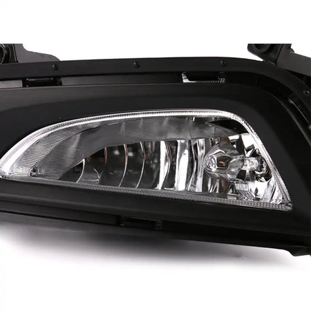 2016-2018 Hyundai Tucson Foglights Kit Black Housing Clear Lens