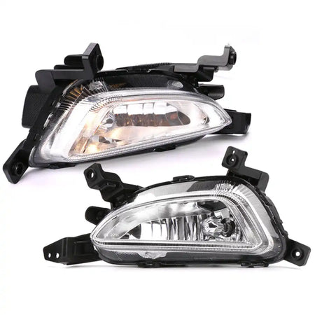 2016-2018 Hyundai Tucson Foglights Kit Black Housing Clear Lens