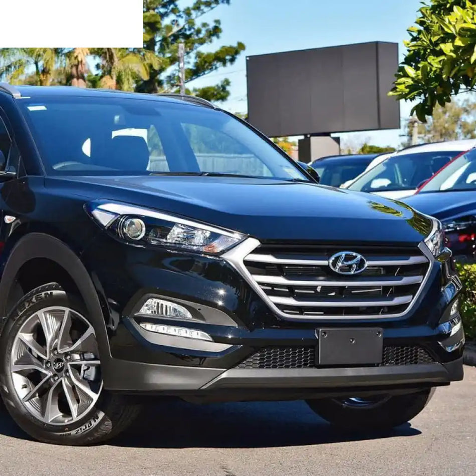 2016-2018 Hyundai Tucson Foglights Kit Black Housing Clear Lens