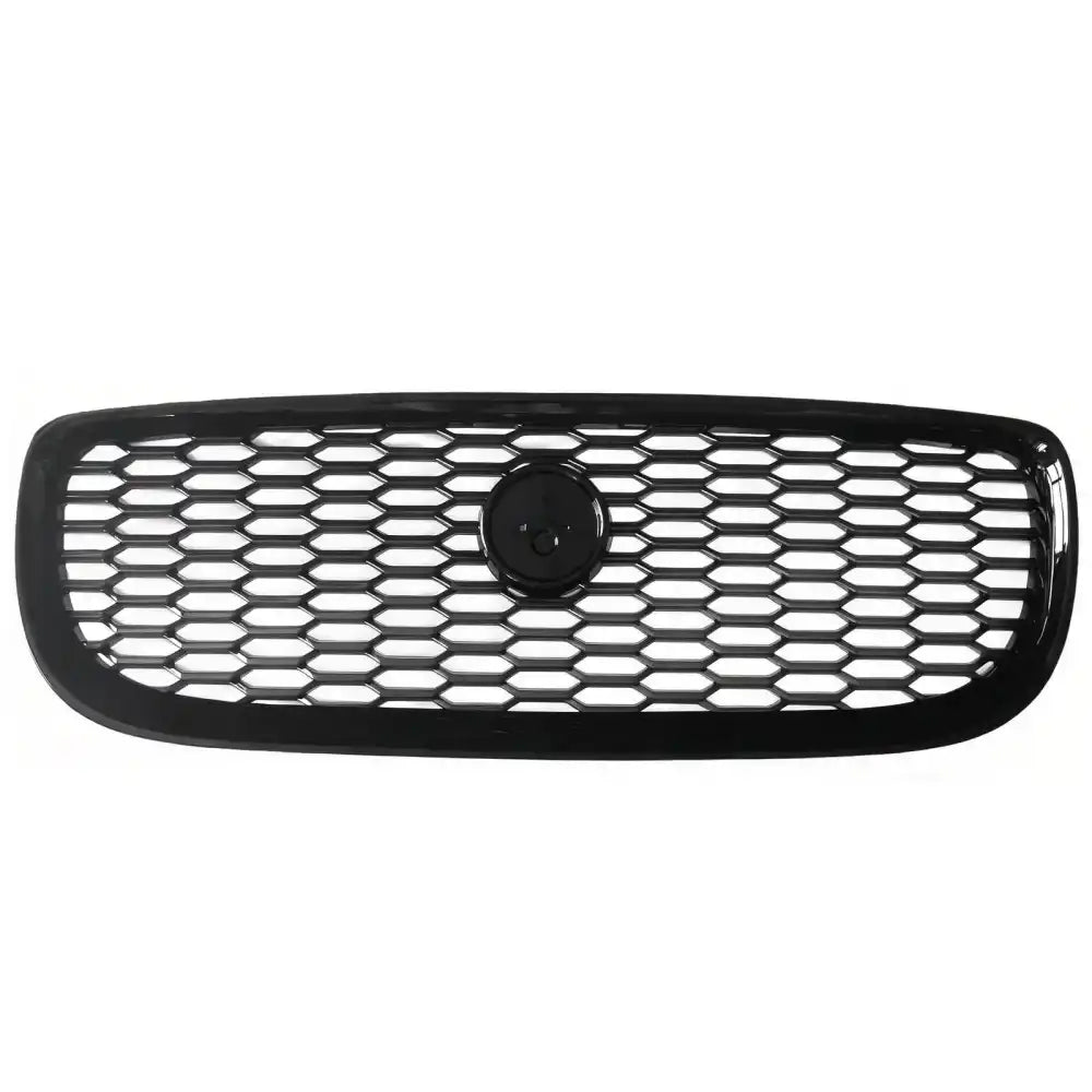 2016-2019 Jaguar XE 2020 Style Front Bumper Upper Grille Replacement Gloss Black ABS Gloss Black