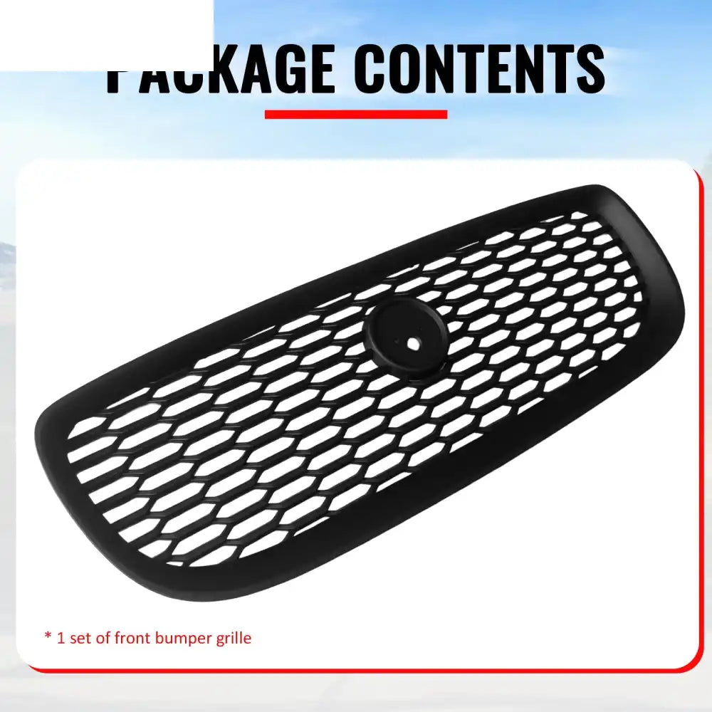 2016-2019 Jaguar XE 2020 Style Front Bumper Upper Grille Replacement Matte Black ABS Matte Black
