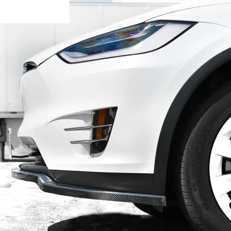 2016-2020 Tesla Model X MX Style Front Lip Splitter Carbon Fiber