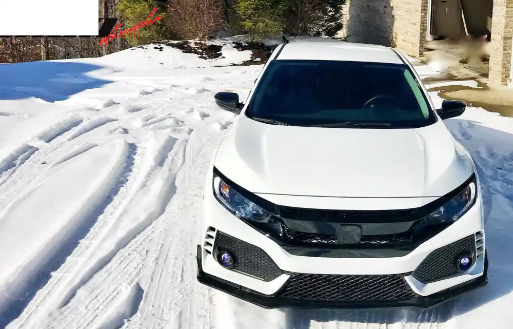 2016-2021 Honda Civic 10th-Gen Type-R Style Front Bumper Conversion