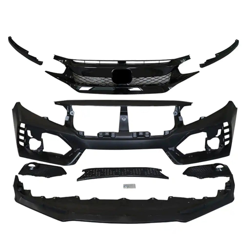 2016-2021 Honda Civic 10th-Gen Type-R Style Front Bumper Conversion