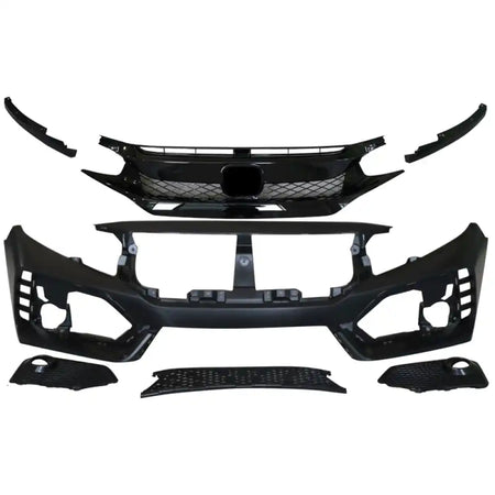 2016-2021 Honda Civic 10th-Gen Type-R Style Front Bumper Conversion