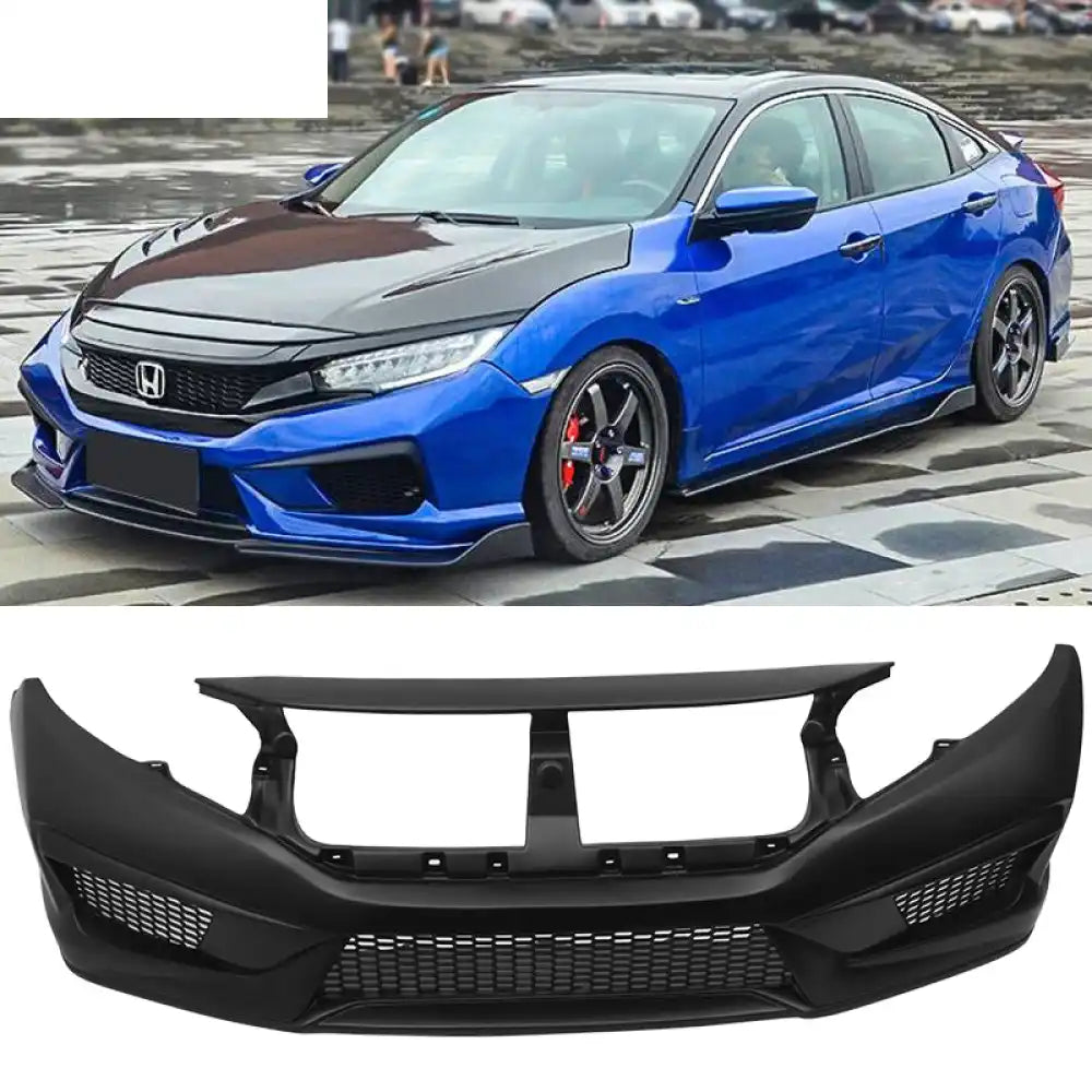 2016-2021 Honda Civic Gen X Concept Front & Rear Bumper Conversion PP