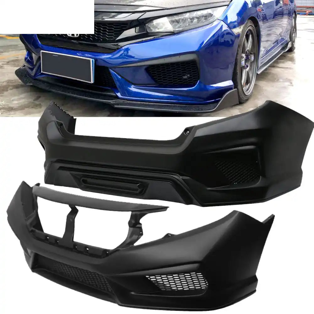 2016-2021 Honda Civic Gen X Concept Front & Rear Bumper Conversion PP