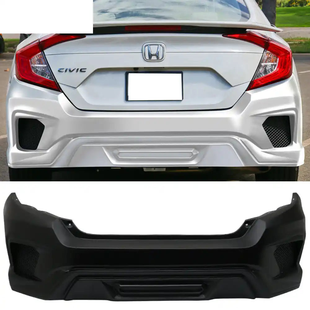 2016-2021 Honda Civic Gen X Concept Front & Rear Bumper Conversion PP