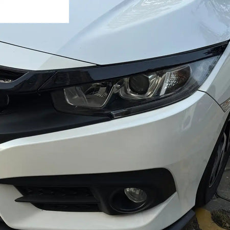2016-2021 Honda Civic OE Style Gloss Black Bumper Grille Cover ABS Gloss Black
