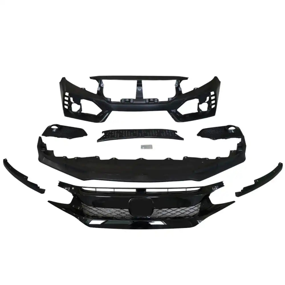 2016-2021 Honda Civic Sedan Type R Style CTR Bumper + Lip +Grille