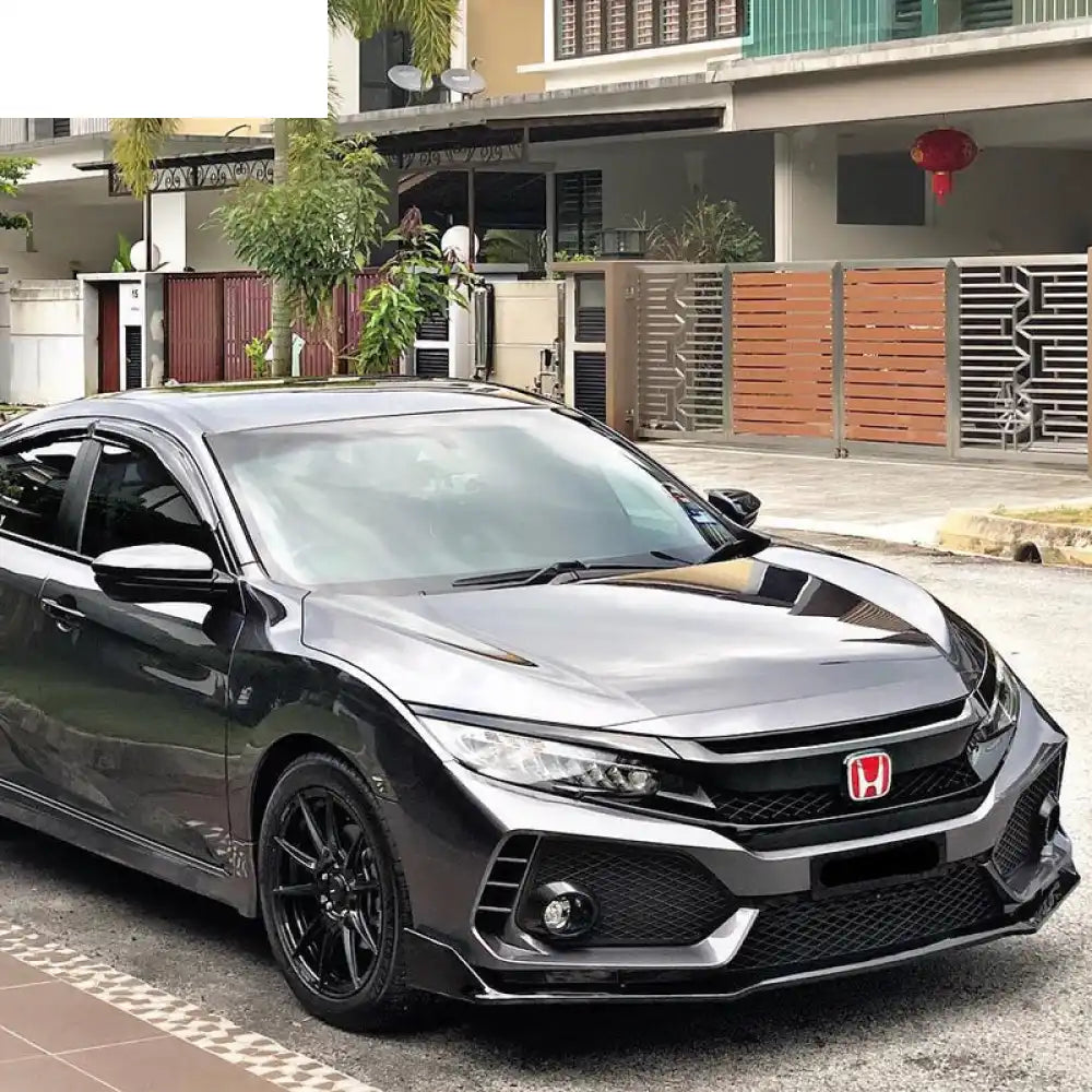 2016-2021 Honda Civic Type R Gloss Black Front Bumper Cover & Lip