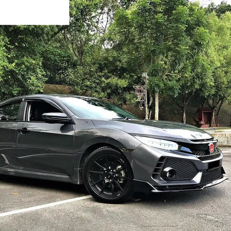 2016-2021 Honda Civic Type R Gloss Black Front Bumper Cover & Lip