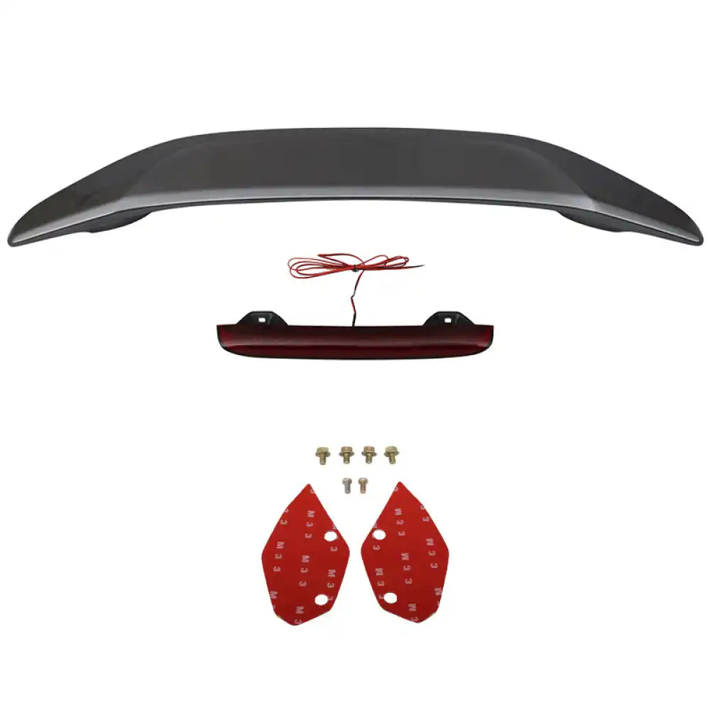 2016-2021 Honda Civic X Sedan Trunk Spoiler with LED Brake Light ABS