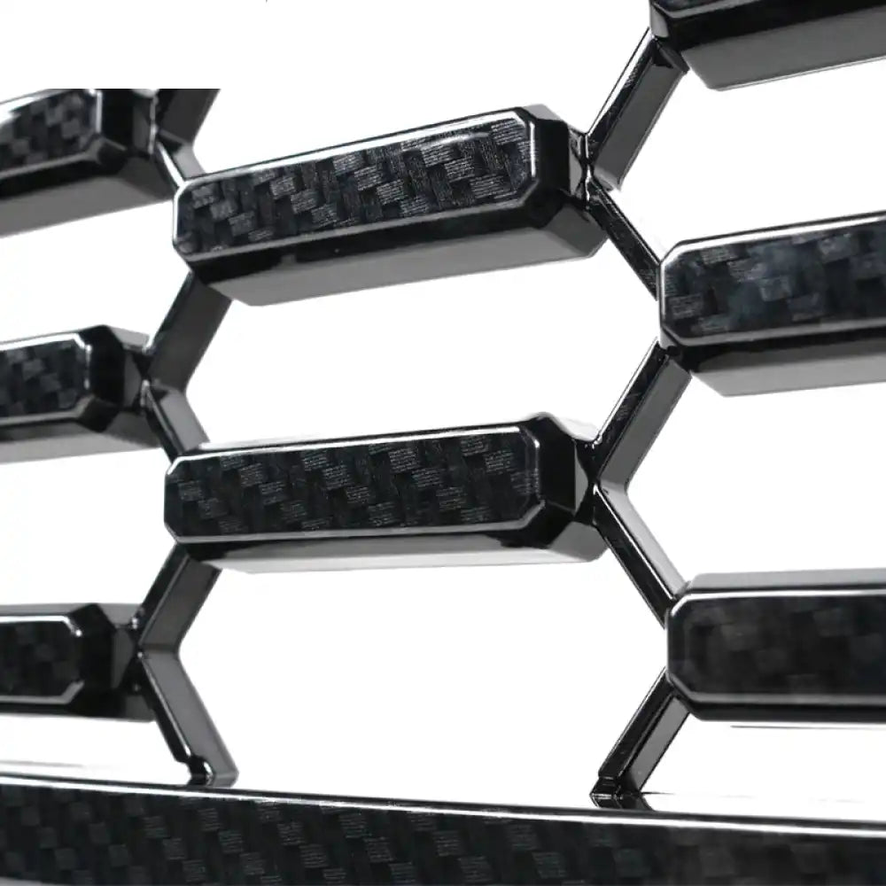 2016-2023 Toyota Tacoma T Style Carbon Print Front Hood Bumper Grille