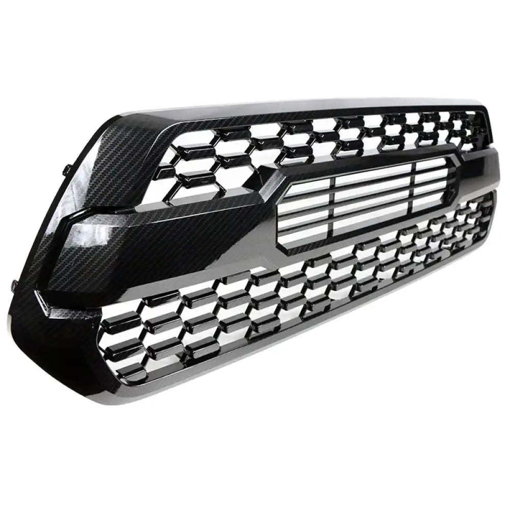 2016-2023 Toyota Tacoma T Style Carbon Print Front Hood Bumper Grille