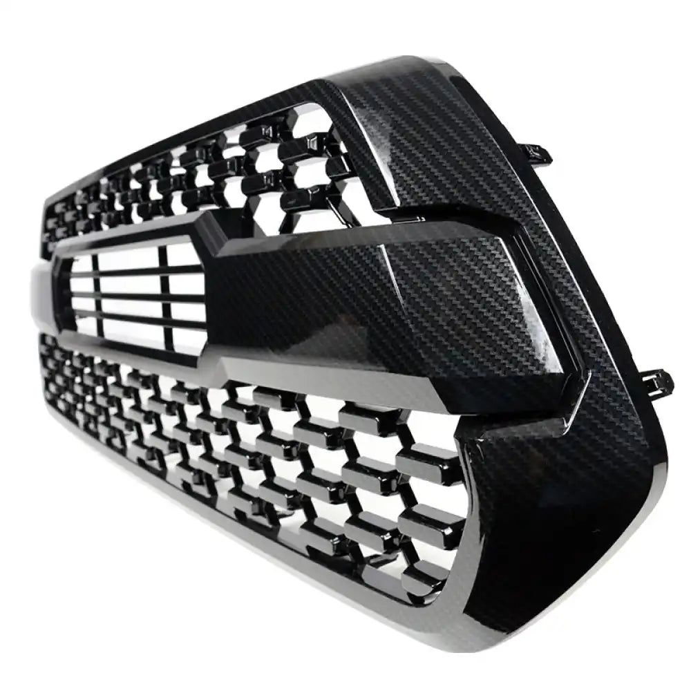 2016-2023 Toyota Tacoma T Style Carbon Print Front Hood Bumper Grille