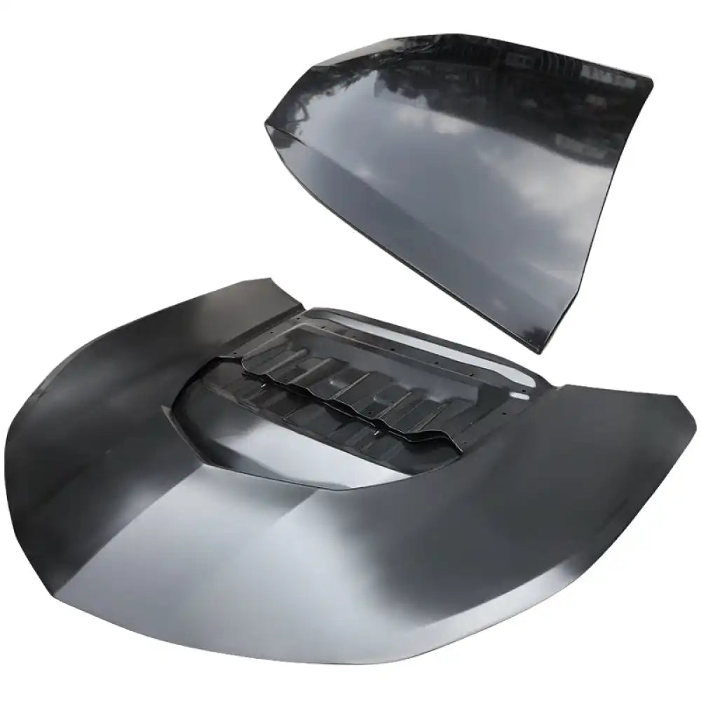 2016-2024 Chevrolet Camaro ZL1 Black Car Hood Guards Aluminum