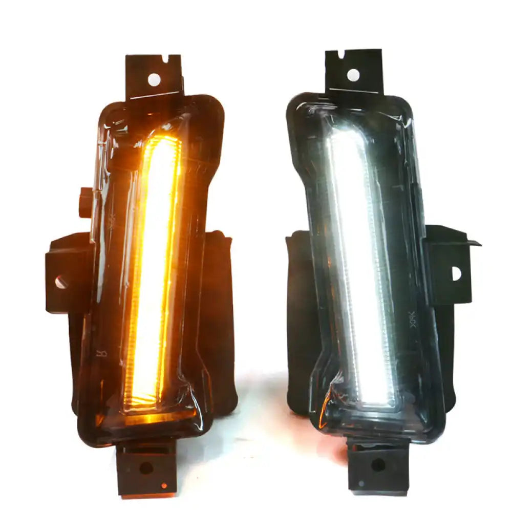2016-2024 Chevy Camaro Clear Fog Lights w/ Amber Switchback Signal ABS