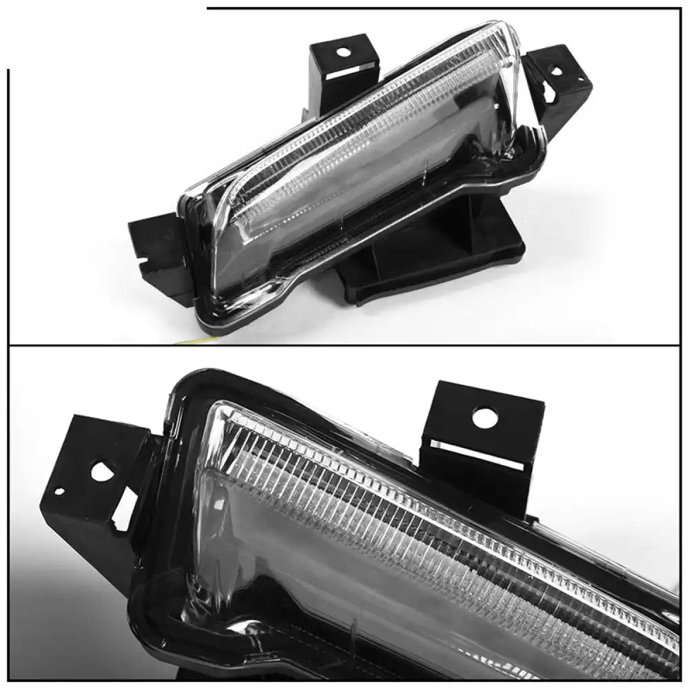2016-2024 Chevy Camaro Clear Fog Lights w/ Amber Switchback Signal ABS